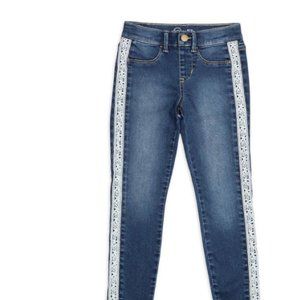 Jegging girls new size S(6-6X) blue elastic waist 74% cotton 24% polyester